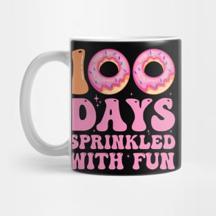 100 Days Sprinkled With Fun - Cute Cupcake Donuts 100th Day of School Girl Shirt Mug